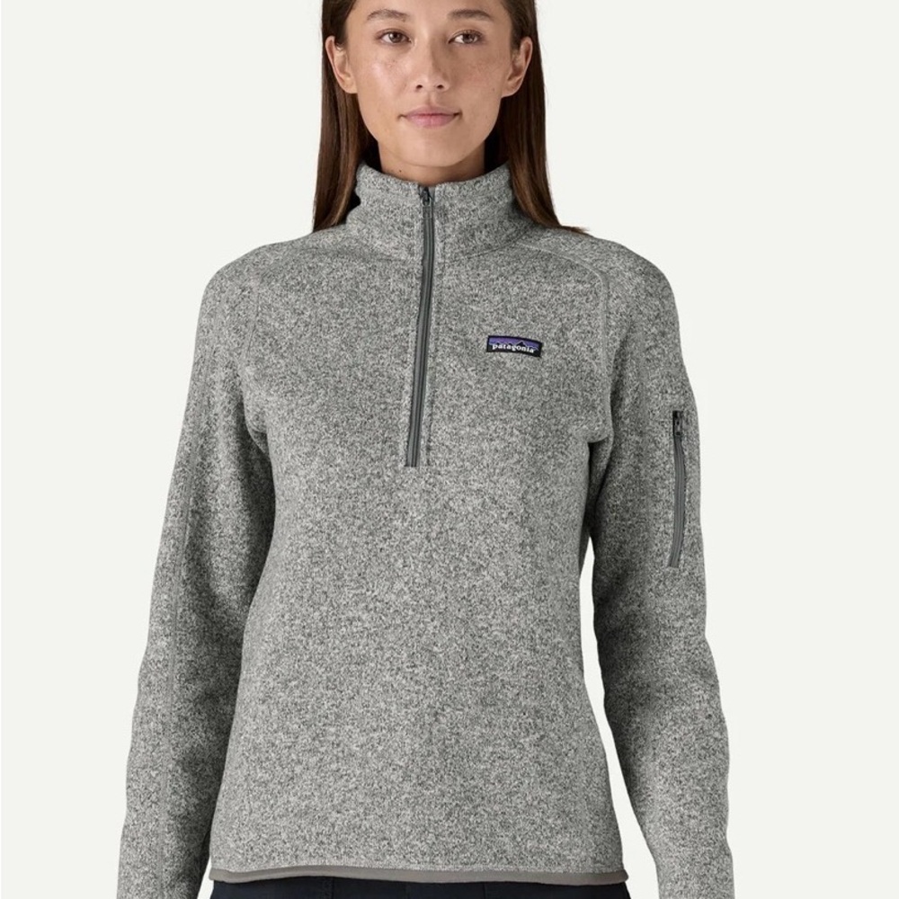 Patagonia Heather Gray Fleece Pullover